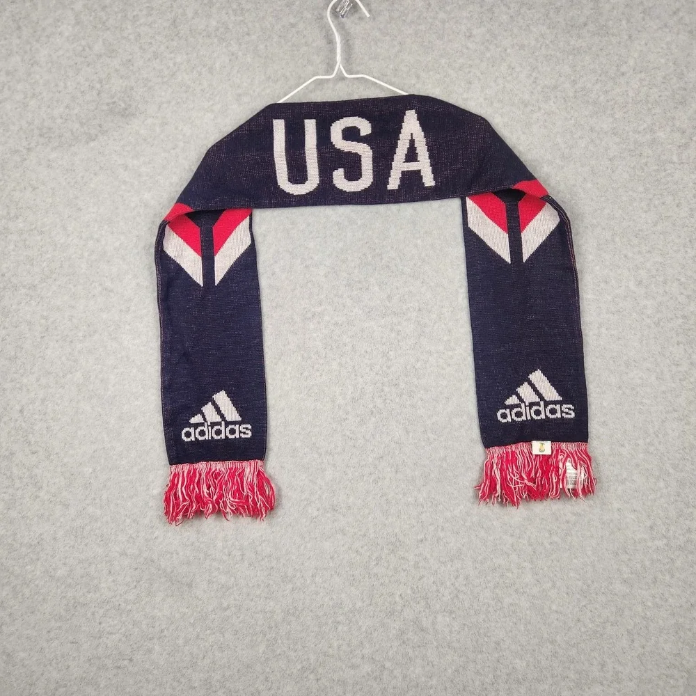 USA Soccer Scarf Adidas FIFA World Cup Brazil 2014 Acrylic Germany Mens Football